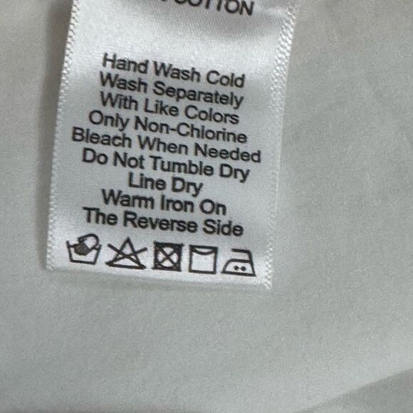 White Button-Up Shirt with Pearls - Picture 7 of 7